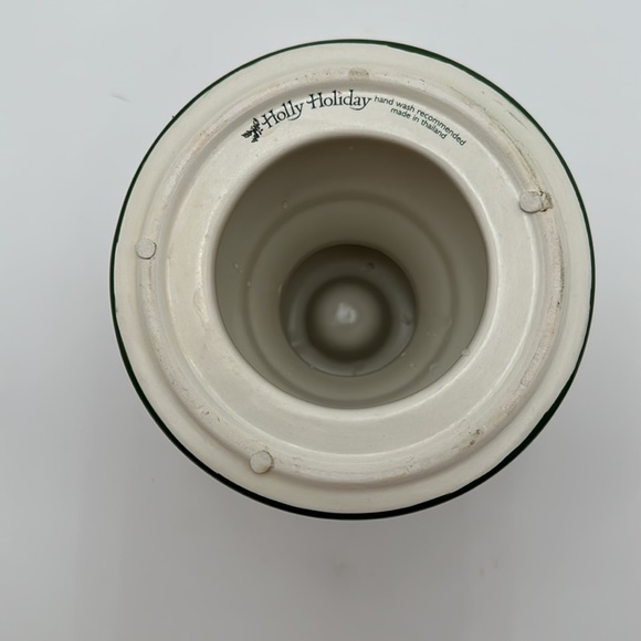 Holly Holiday Candle Holder Pillar or Taper - Picture 8 of 16